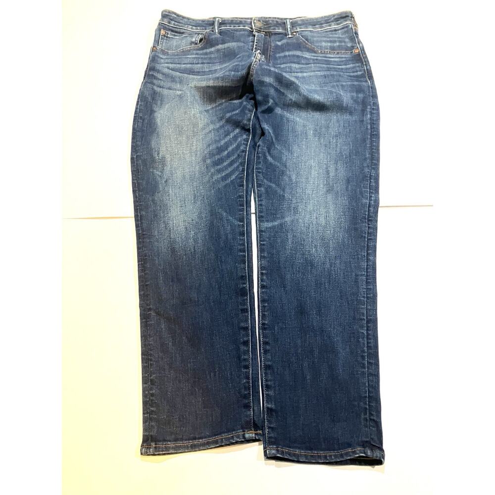 American Eagle Airflex Jeans Mens 38x30 Athletic Straight Fit Stretch Med Wash